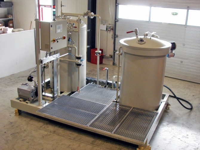 Vertical VI Vacuum impregnation plant